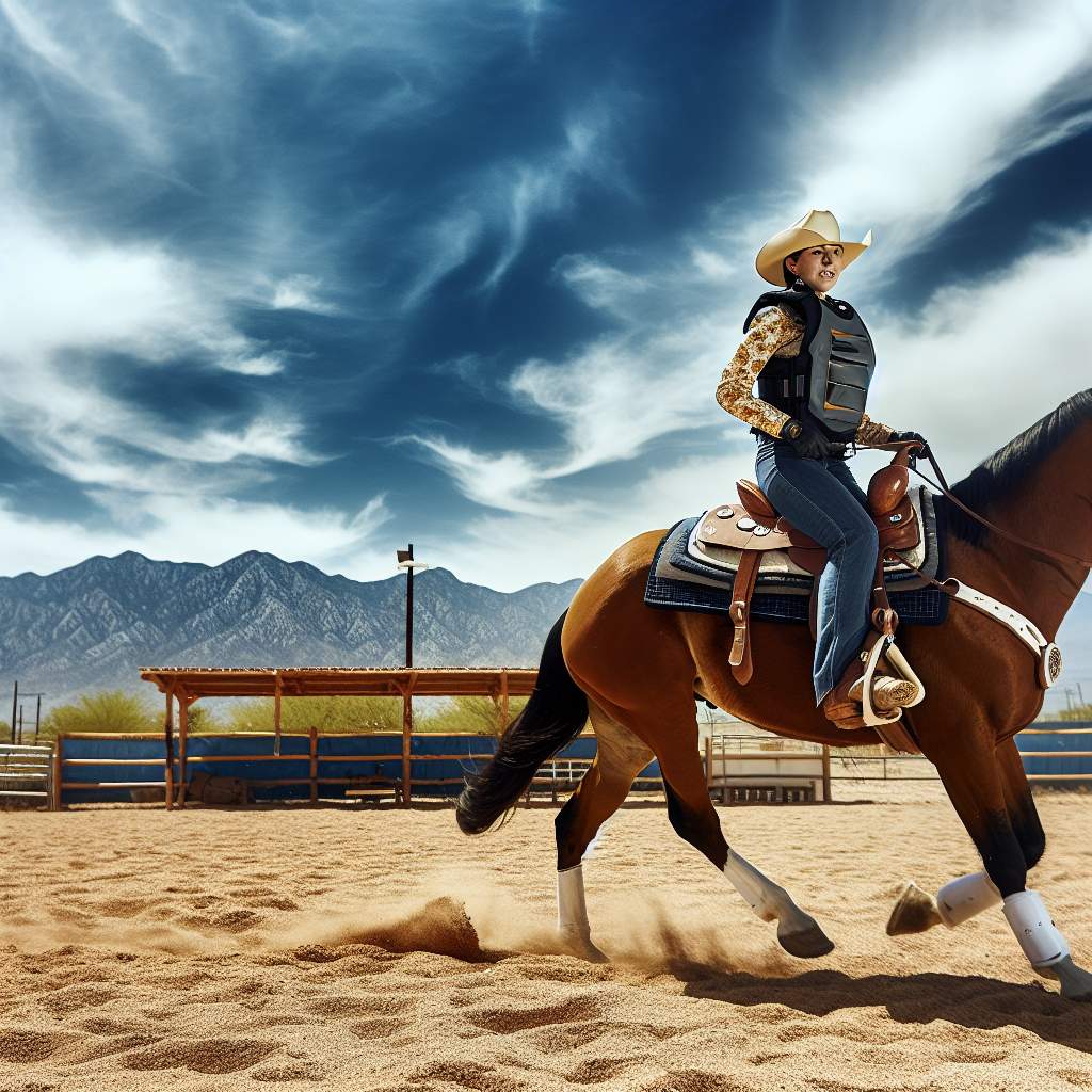 Gilet airbag équitation western: sécurité et tradition